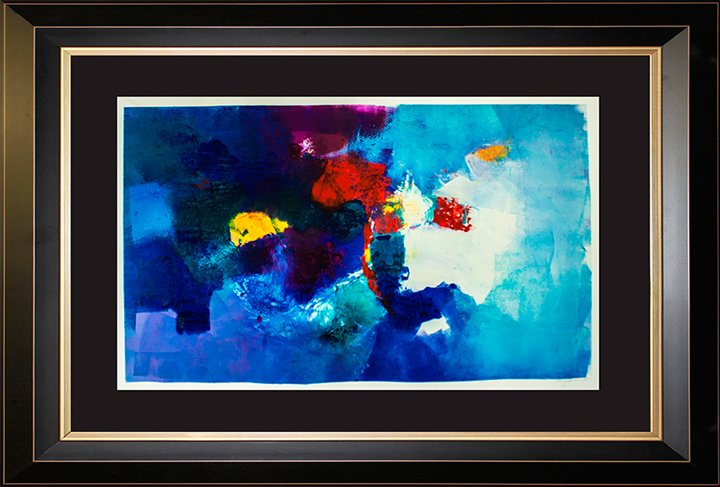 Original Oil Monoprint each piece is unique by Michael (1 of 1)