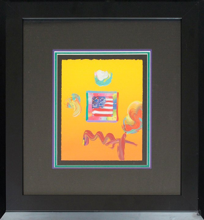 Peter Max Hand Signed Original Mixed Media (1 of 1)