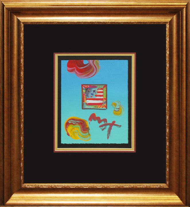 Peter Max Hand Signed Original Mixed Media (1 of 1)