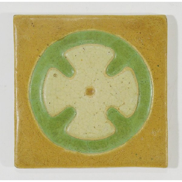 1048 Wheatley Pottery ThreeColor Geometric Tile Apr 27, 2007