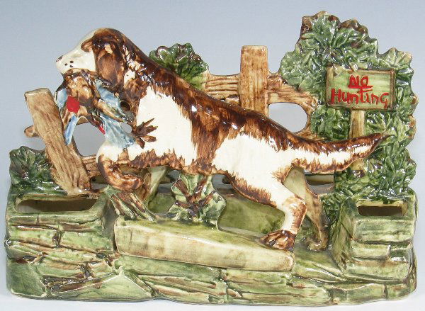 13: McCoy Pottery "No Hunting" Planter w/ Dog - Mint - Oct 31, 2004