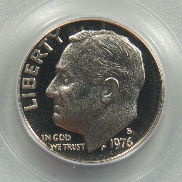 1976-S Roosevelt Dime - PCGS PR69 CAM: 1976-S Roosevelt Dime graded and encapsulated by PCGS as PR69 CAM.