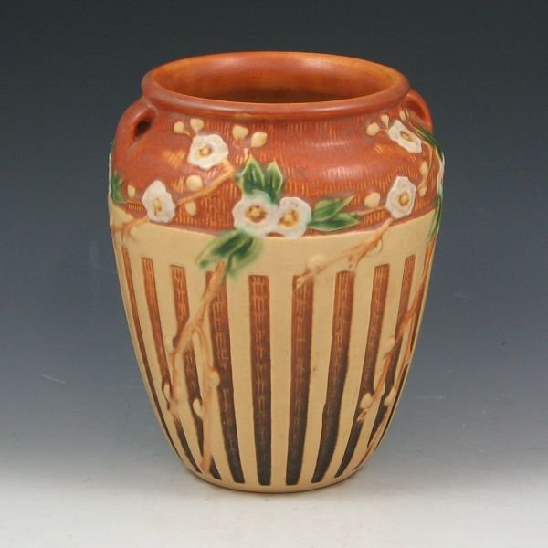 Roseville Cherry Blossom 623-7" Vase - Mint