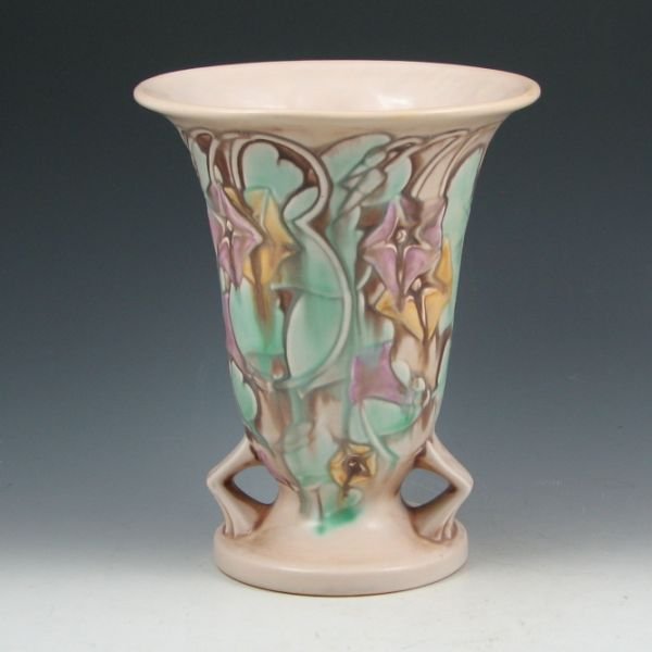 Roseville Morning Glory 726-8" Vase - Mint