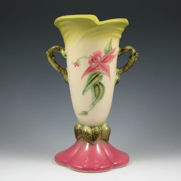 Hull Woodland Gloss W18-10 1/2" Vase - Mint