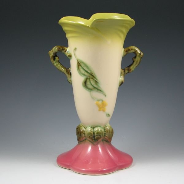Hull Woodland Gloss W18-10 1/2" Vase - Mint - 2