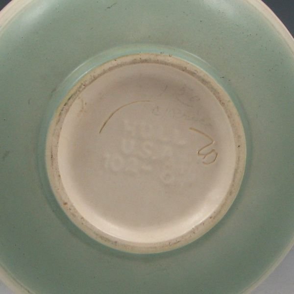 Hull Open Rose Camellia 102-8 1/2" Vase - Mint - 3