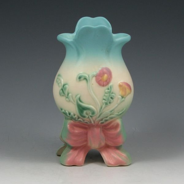 Hull Bow Knot B-2-5" Vase - Mint - 2