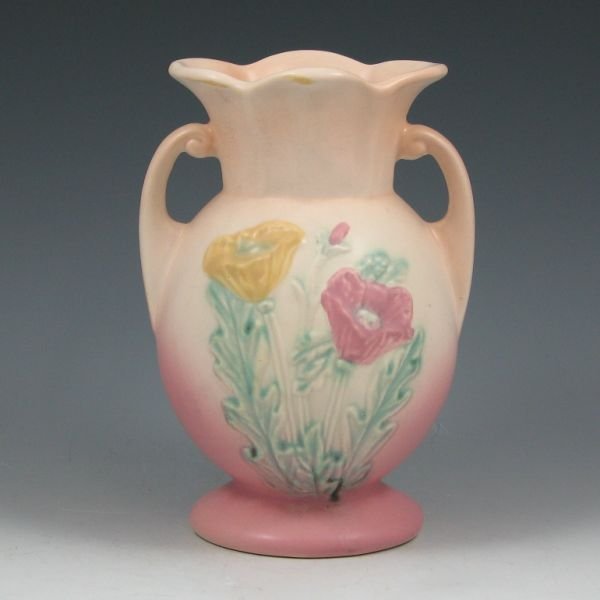 Hull Poppy 612-6 1/2" Vase - Mint