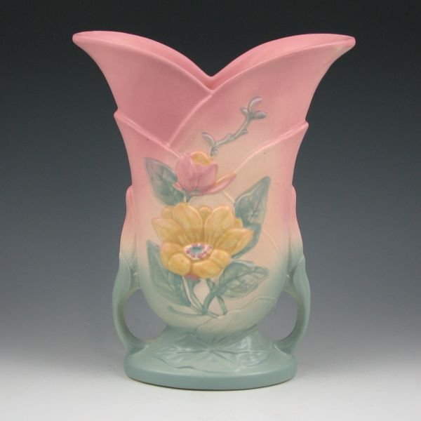 Hull Magnolia Matte 9-10 1/2" Vase - Mint
