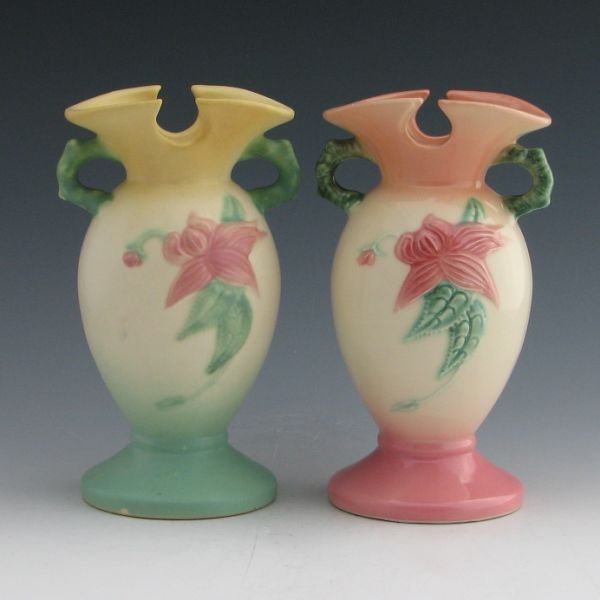 Hull Woodland W4-6 1/2" Vases - Mint