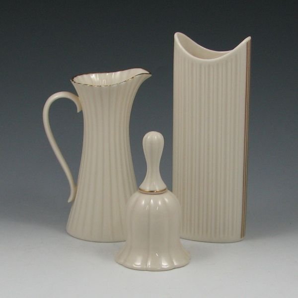 Lenox Vase, Ewer & Bell w/ Gold - Mint