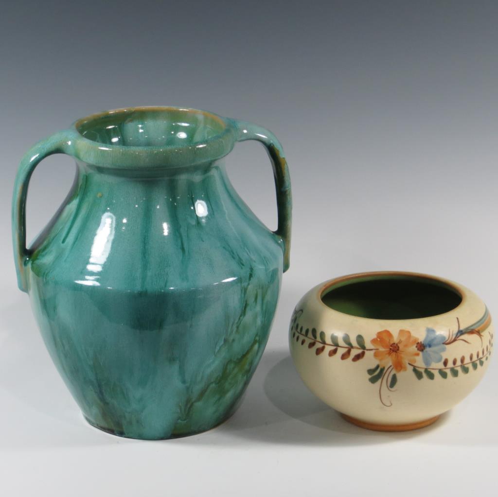 Weller Nile Vase & Bonito Rose Bowl (1 of 1)