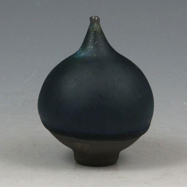 Rose Cabat Navy Blue 2 3/4" Feelie - Mint: Rose Cabat Feelie in navy blue. Signed CABAT 11. Mint. 2 3/4" tall by 2 1/8" wide.