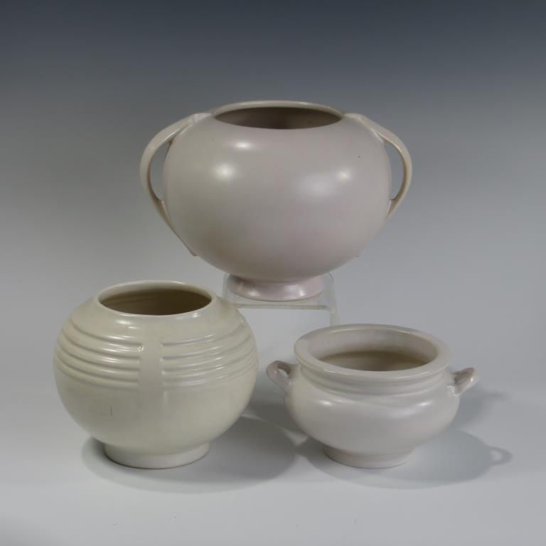 Roseville Ivory Vases (1 of 1)