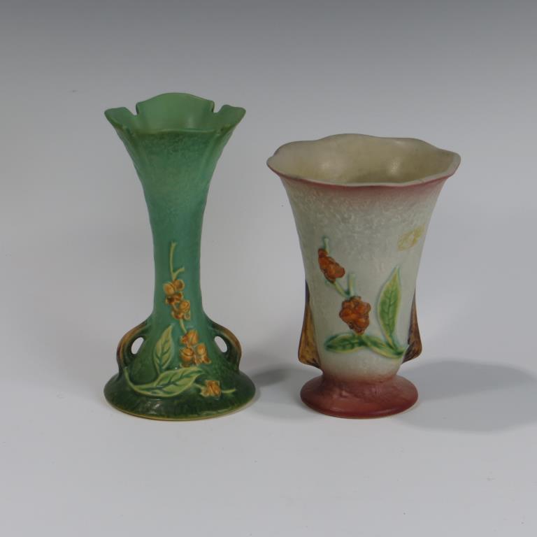 Roseville Bittersweet Vases (1 of 2)