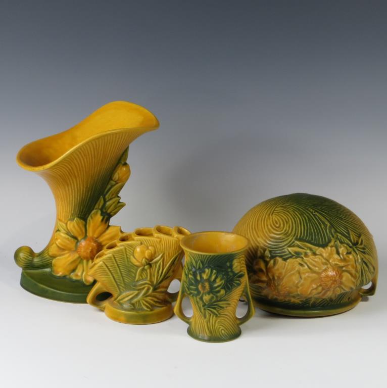 Roseville Peony Cornucopia Group Lot (1 of 2)