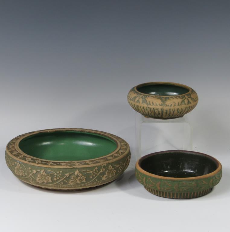 Three Brush McCoy Bowls (1 of 1)