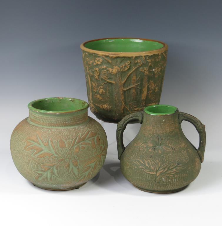 Lot of Red Wing Vases & Flower Pots (1 of 2)