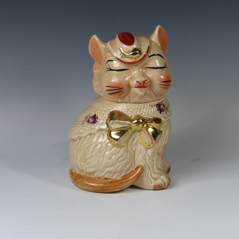 Shawnee Cat Cookie Jar (1 of 1)