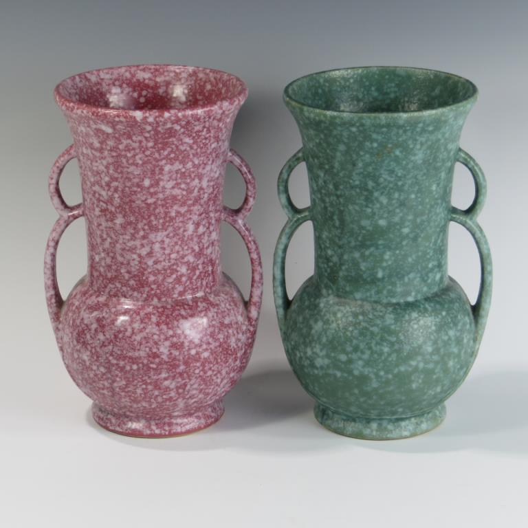 Pair of Robinson Ransbottom Vases (1 of 2)