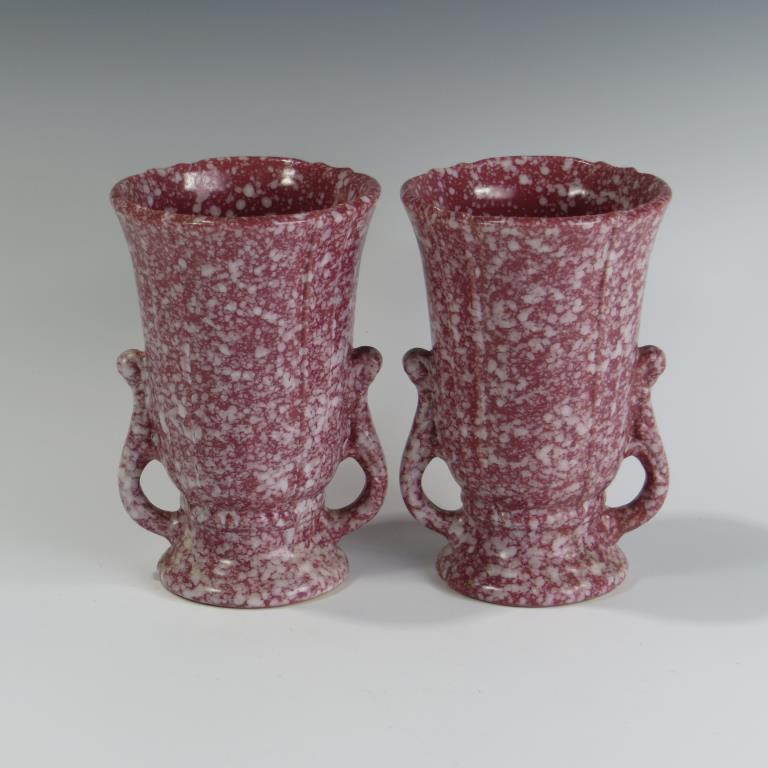 Pair of Robinson Ransbottom Vases (1 of 1)