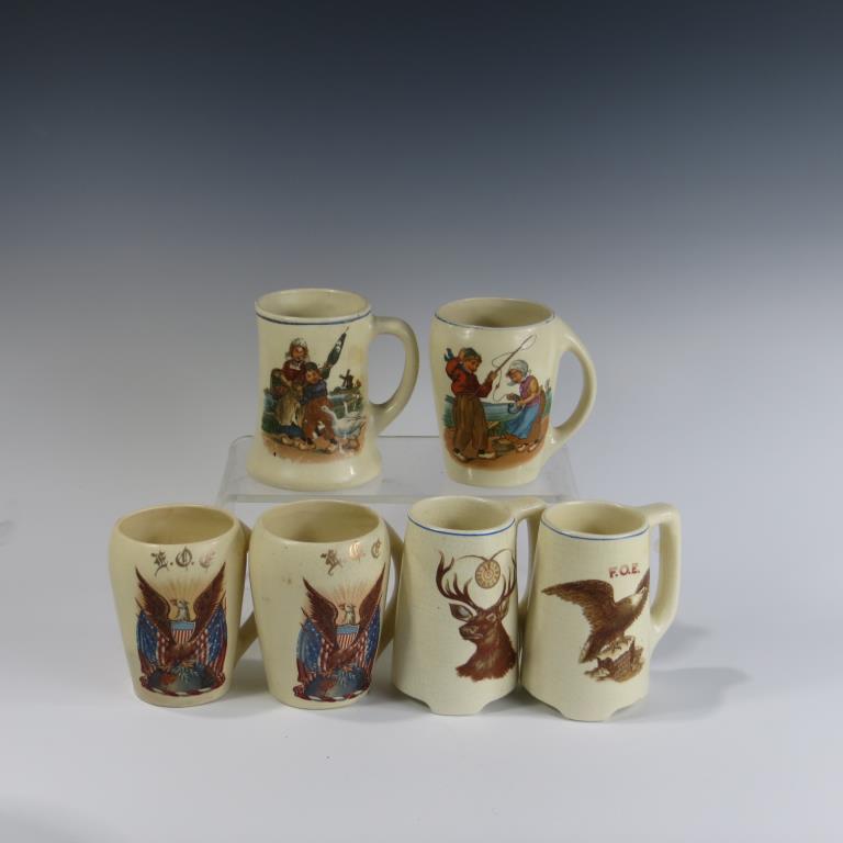 Roseville Creamware Mugs (1 of 1)