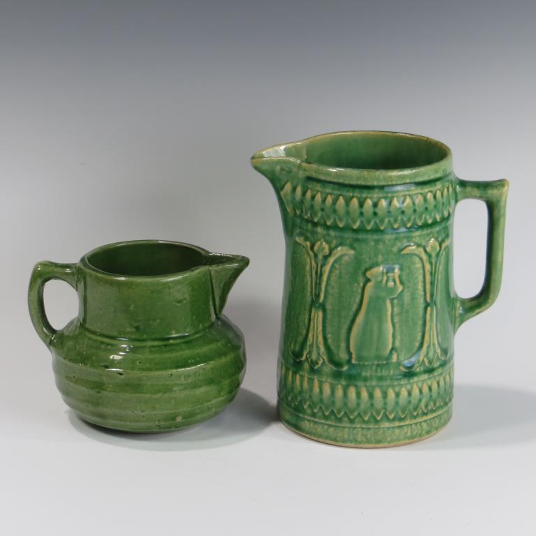 McCoy Buttermilk Pitcher & Stoneware Pitcher (1 of 2)