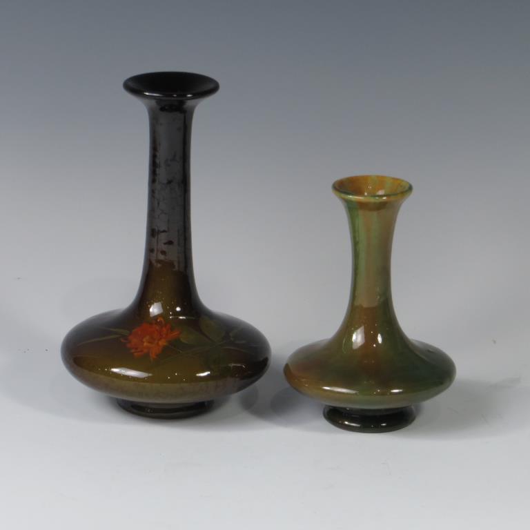 Roseville Rozane Bud Vase & Standard Glaze Vase (1 of 2)