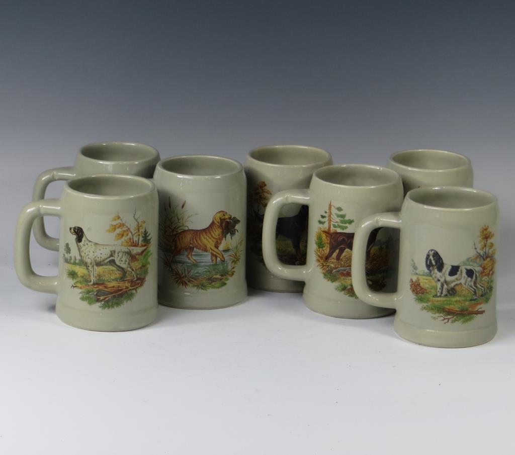 Seven McCoy Hunting Dog Mugs (1 of 1)