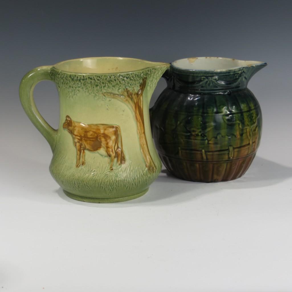 Pair of Roseville Utility Pitchers (1 of 1)