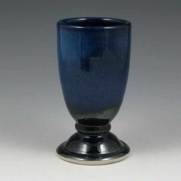 Larry Spears Cobalt Blue 5 1/4" Goblet - Mint