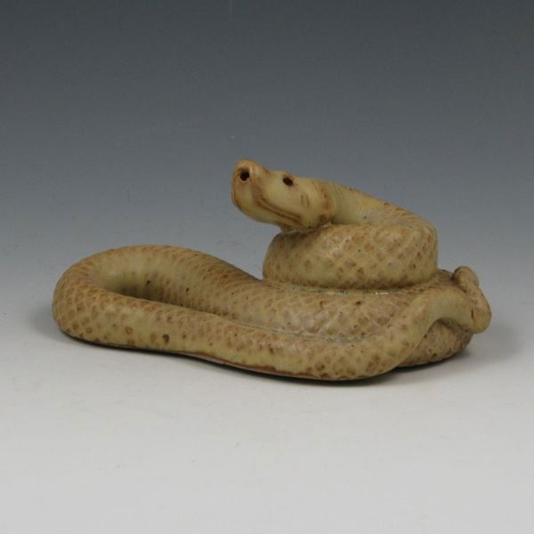 Brian Moore Snake Figure - Mint: Brian Moore snake figure. Marked b moore. Mint. 6 3/4" wide by 3" tall.