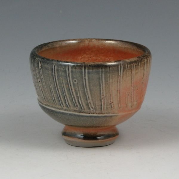Greg Schatz 2 3/4" Cabinet Bowl - Mint: Greg Schatz cabinet bowl. Marked GS. Mint. 2 3/4" wide by 2 1/8" tall.