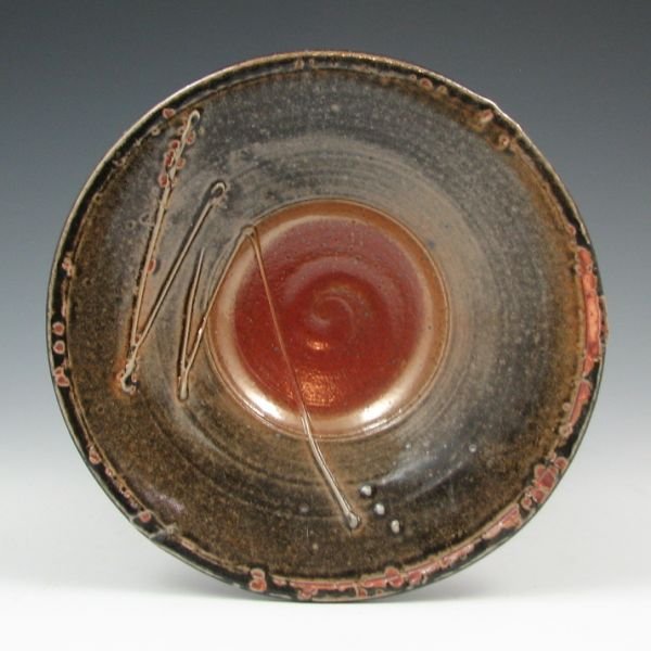 Eric Strader 8 7/8" Bowl - Mint: Eric Strader bowl. Signed E. Strader. Mint. 8 7/8" in diameter by 2" tall.