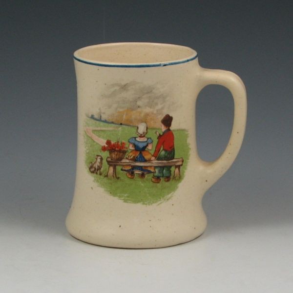 Roseville Dutch Creamware Mug - Mint: Roseville Dutch Creamware mug. Unmarked. Mint. 4 5/8" tall.