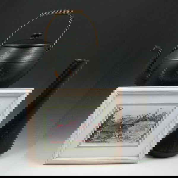 The Days and Life of Nelson McCoy Signed Print: Rare grouping of McCoy nostalgia. A wonderful print of the painting by Mary Ann Bucci which hangs in the front hallway of Nelson and Billie McCoy's home. This print is framed, matted and signed by the