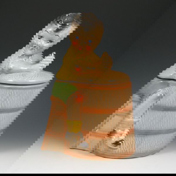 136 Regal Butter Churn Boy Cookie Jar