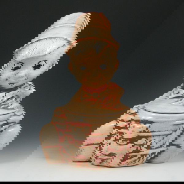 Pinocchio Cookie Jar by Disney Productions - Rare: Rare Pinocchio cookie jar by Disney. Marked © Walt Disney Prod. USA 867. The fish has been professionally restored. 12 1/2" tall.