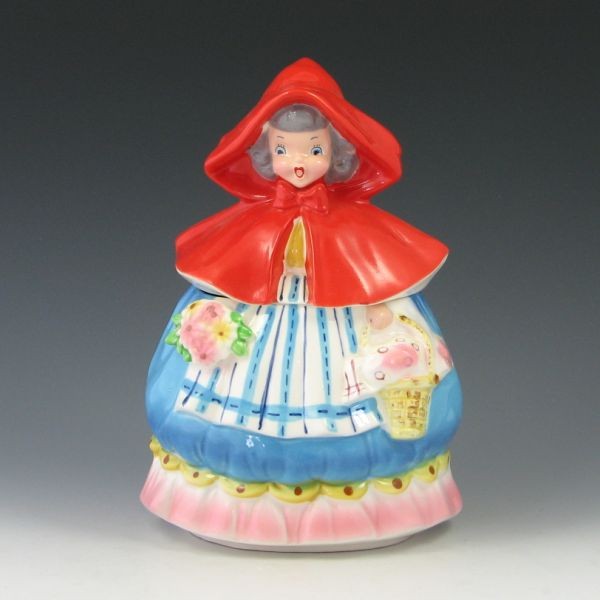 Napco Little Red Riding Hood Cookie Jar - Mint: Napco Little Red Riding Hood cookie jar. Marked JC NAPCO 1957 K2292. Mint. 9 1/8" tall.