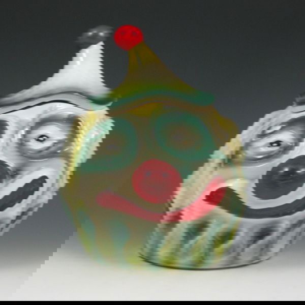 McCoy Sad Clown Cookie Jar - Excellent: McCoy sad clown cookie jar. Marked McCoy USA 255. Excellent condition. 9 3/8" tall.