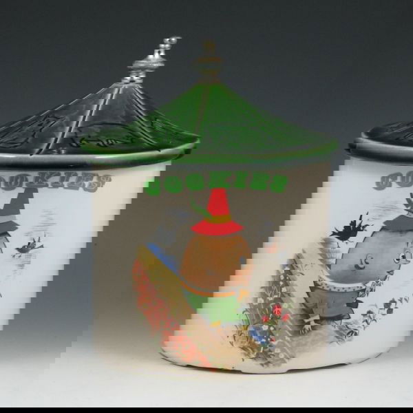 McCoy Humpty Dumpty Cookie Jar - Excellent: McCoy Humpty Dumpty cookie jar. Unmarked. Excellent condition. 8 3/4" tall.