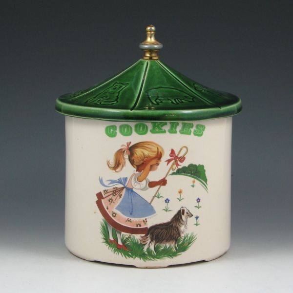 McCoy Little Bo Peep Cookie Jar - Excellent: McCoy Little Bo Peep cookie jar. Unmarked. Excellent condition. 8 3/4" tall.