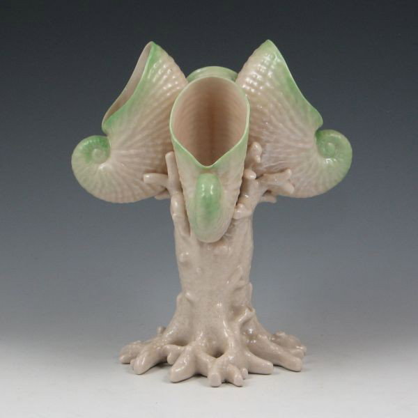Belleek Victoria Vase - 1st Black