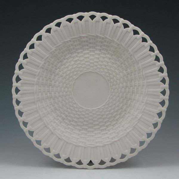Belleek 9 1/4" Pierced Plate - Co. Fermanagh