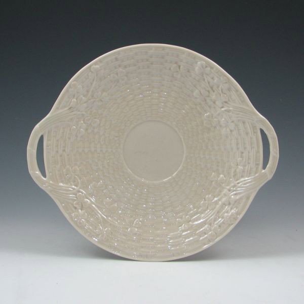Belleek Shamrock Bread Plate - 2nd Black