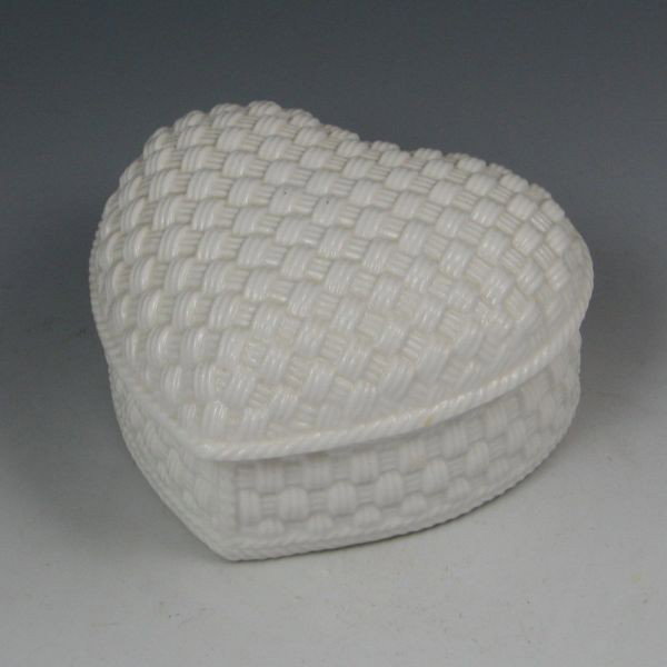 Sybil Connolly For Tiffany & Co. Heart Trinket Box: Heart-shaped trinket box, designed by Sybil Connolly for Tiffany & Co. Marked. Couple of small flakes to rim of base. 5" wide by 3" tall