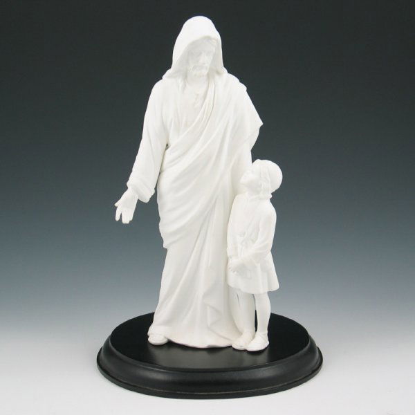 Lenox Life of Christ Collection Jesus The Teacher: Lenox fine bone china figurine from the Life of Christ Collection titled, "Jesus the Teacher." Appropriately marked. Mint. Includes original box and paperwork. 9" tall.