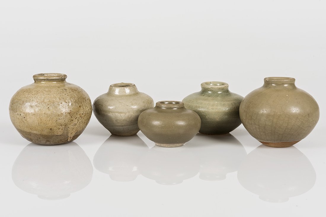 Song Chinese Celadon Jarlets (1 of 9)