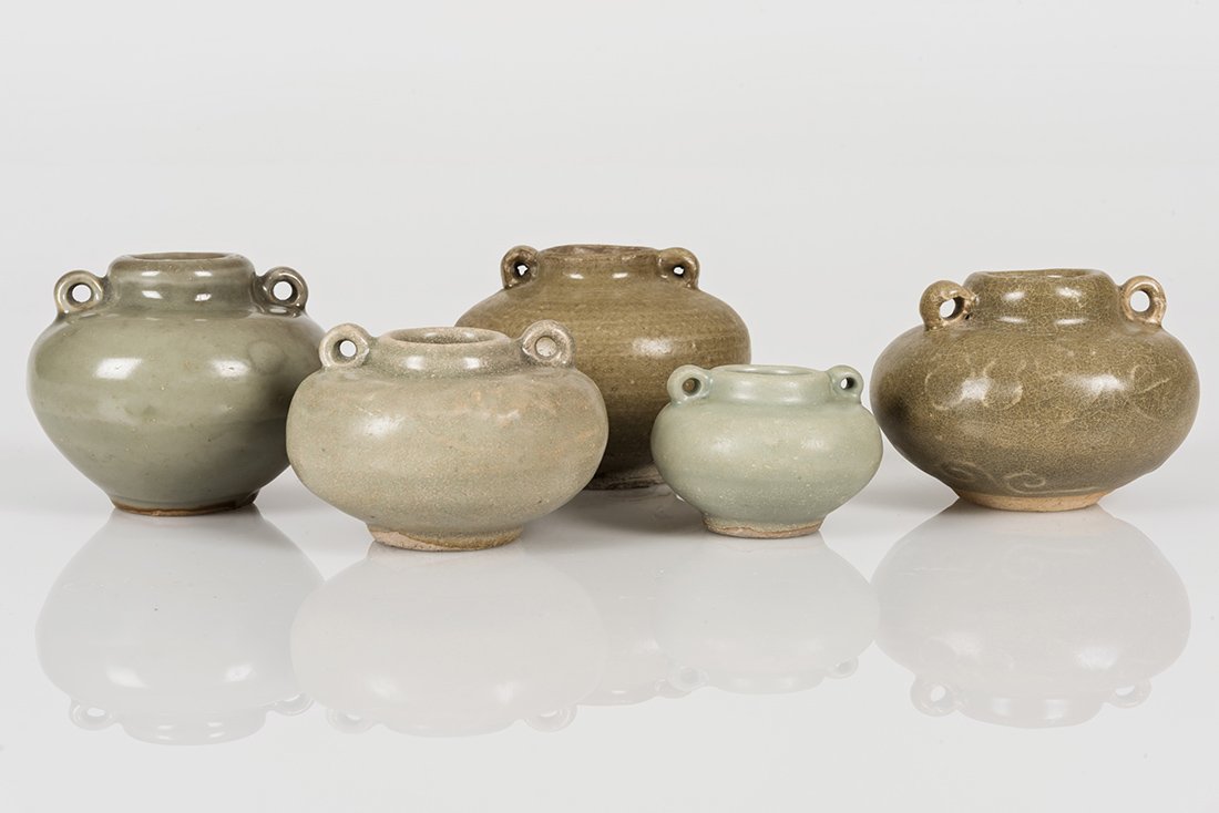 Song Chinese Celadon Jarlets (1 of 9)